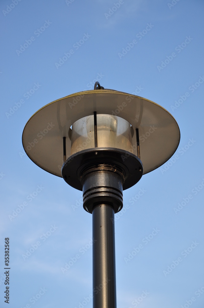 Close-up road lamp
