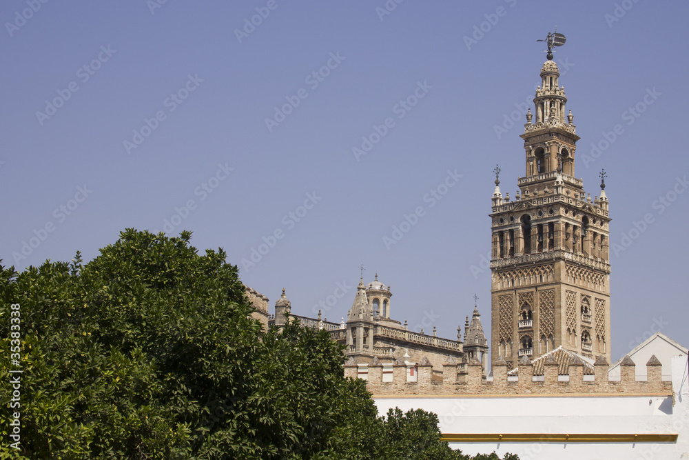 Giralda campanile della cattedrale, Siviglia
