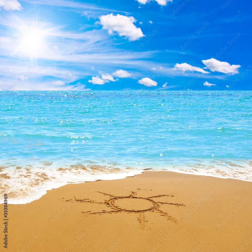 Naklejka premium Sommerurlaub