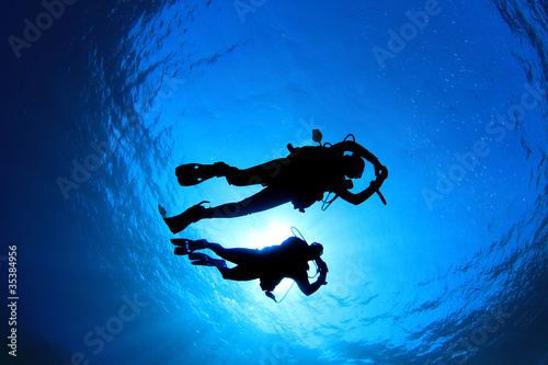 Obraz na plátně Scuba Diving
