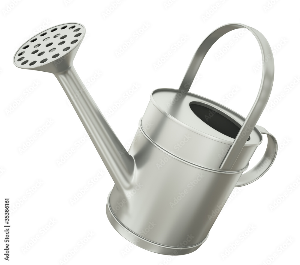 Watering can isolated on white background. 3D render.