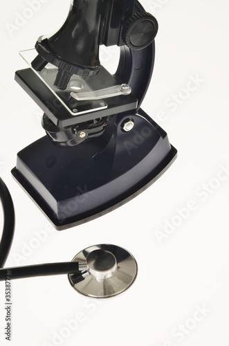 Micrscope and Stethoscope