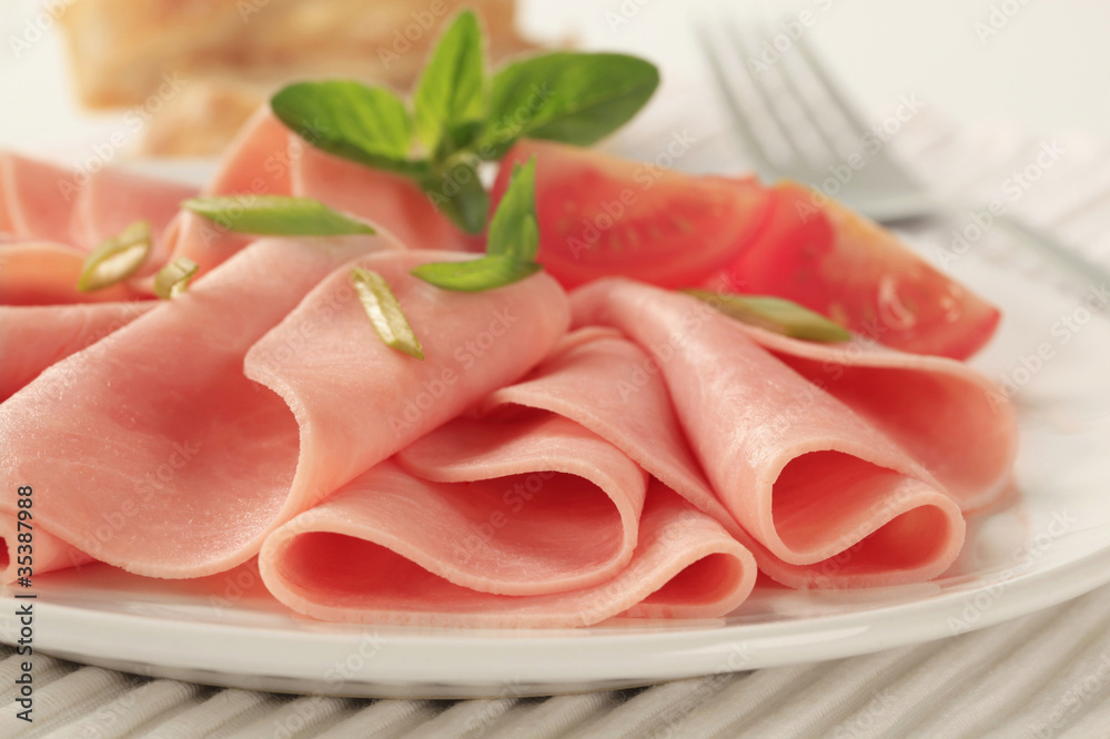 Sliced ham Sliced ham