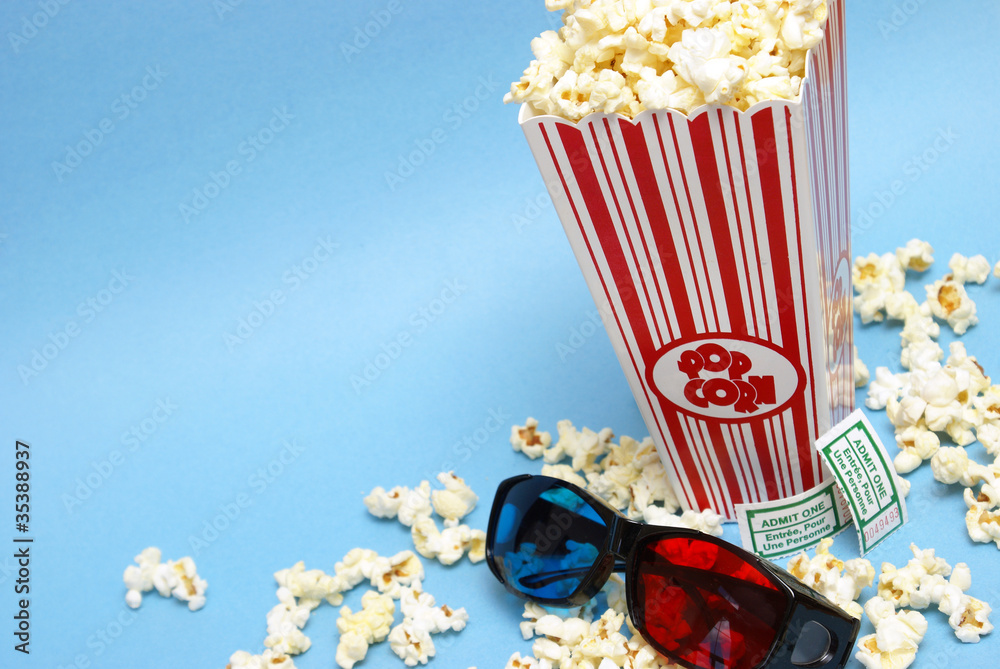 Fototapeta premium 3D Movie Entertainment