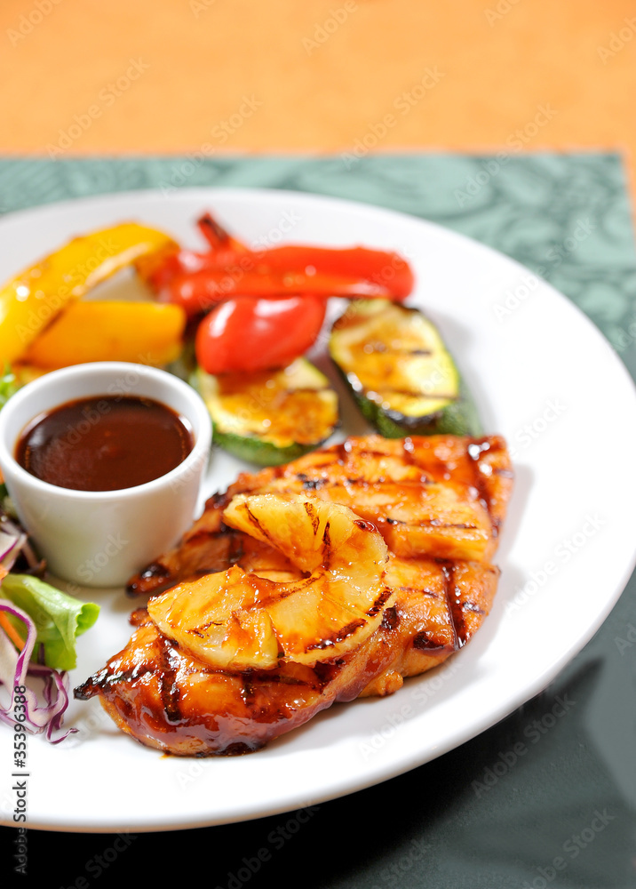 Chicken Steak with vegetables Chicken Steak with vegetables