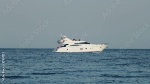 sailing motor yacht