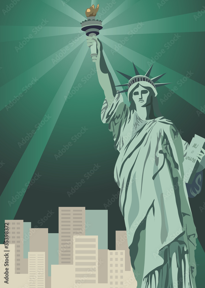 Obraz premium Statue of Liberty