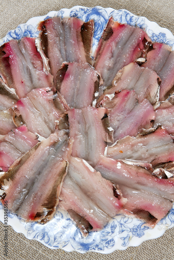 salted anchovies