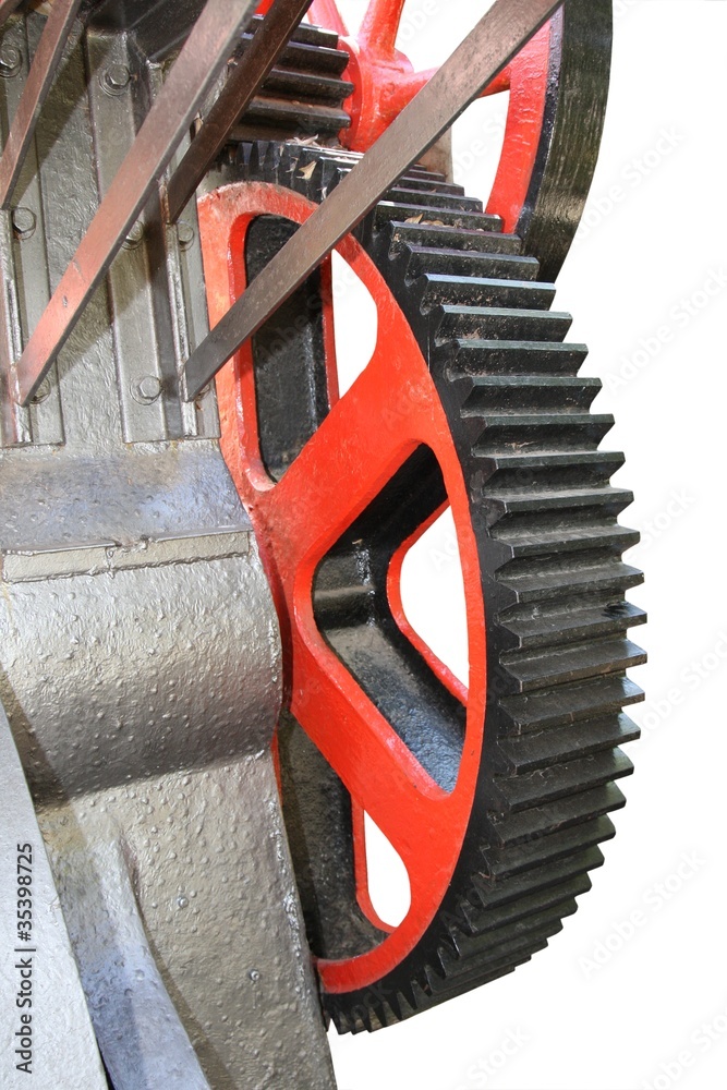 Gears and Pulley - Isolated