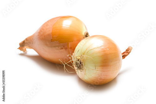 two yellow onions