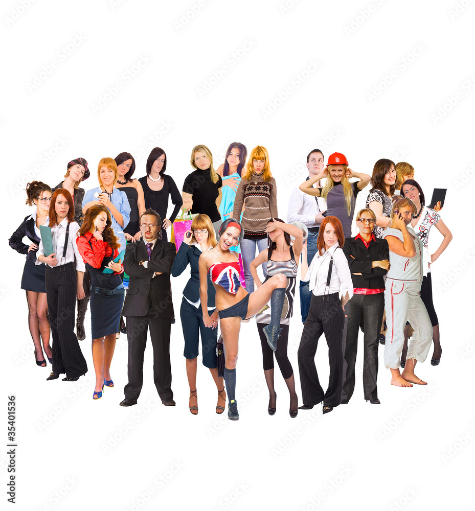 Obraz premium Business Group Workers