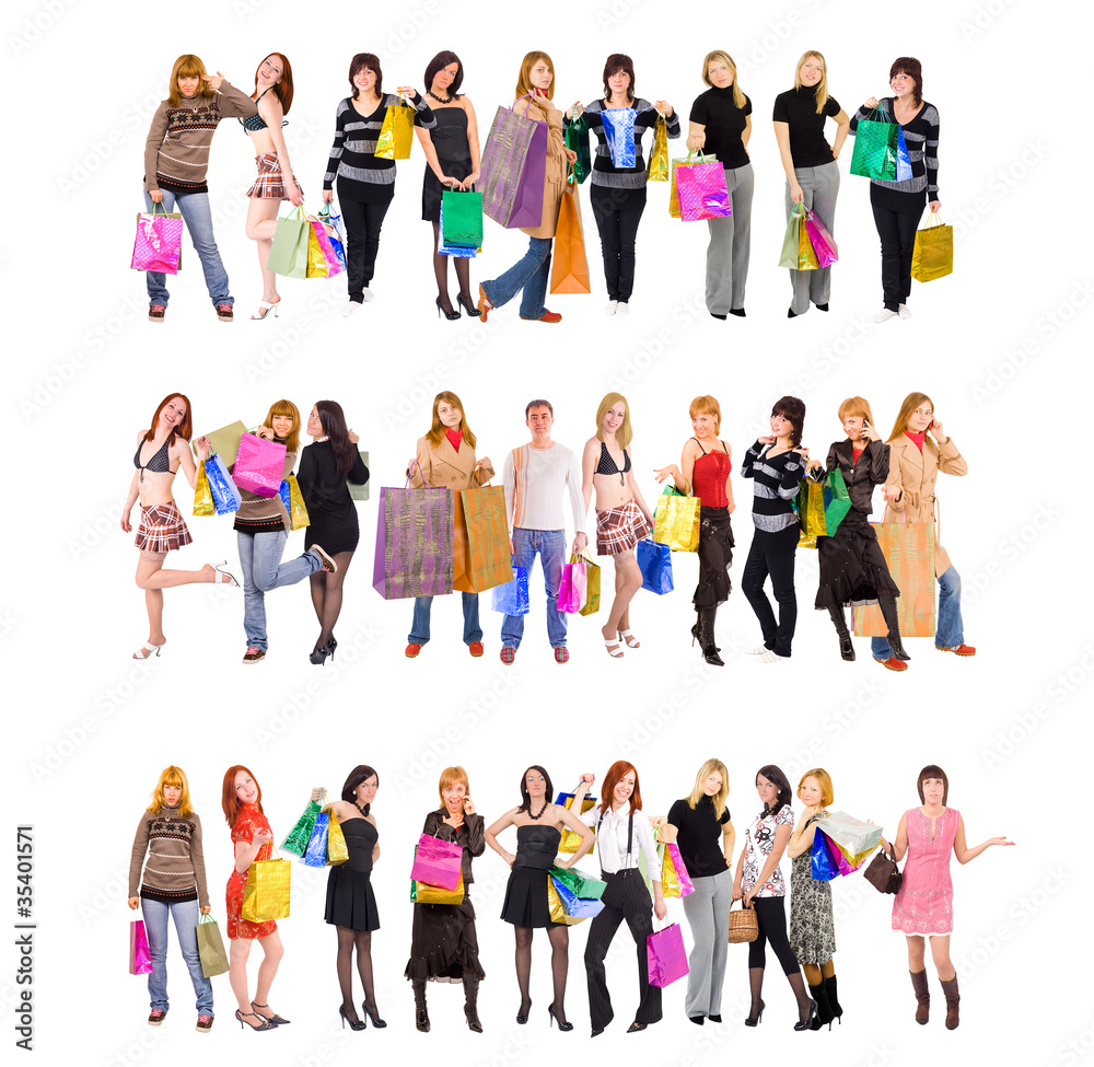 Fototapeta premium Women Diversity Crowd