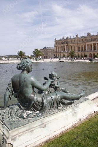 Statue, bassin du Château de Versailles 