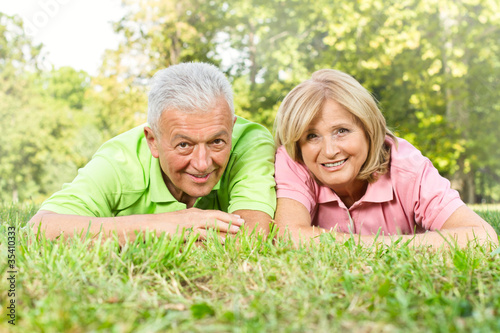 happy old people relaxed