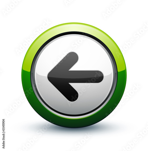 icône flèche précédant retour