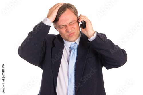 businessman with phone