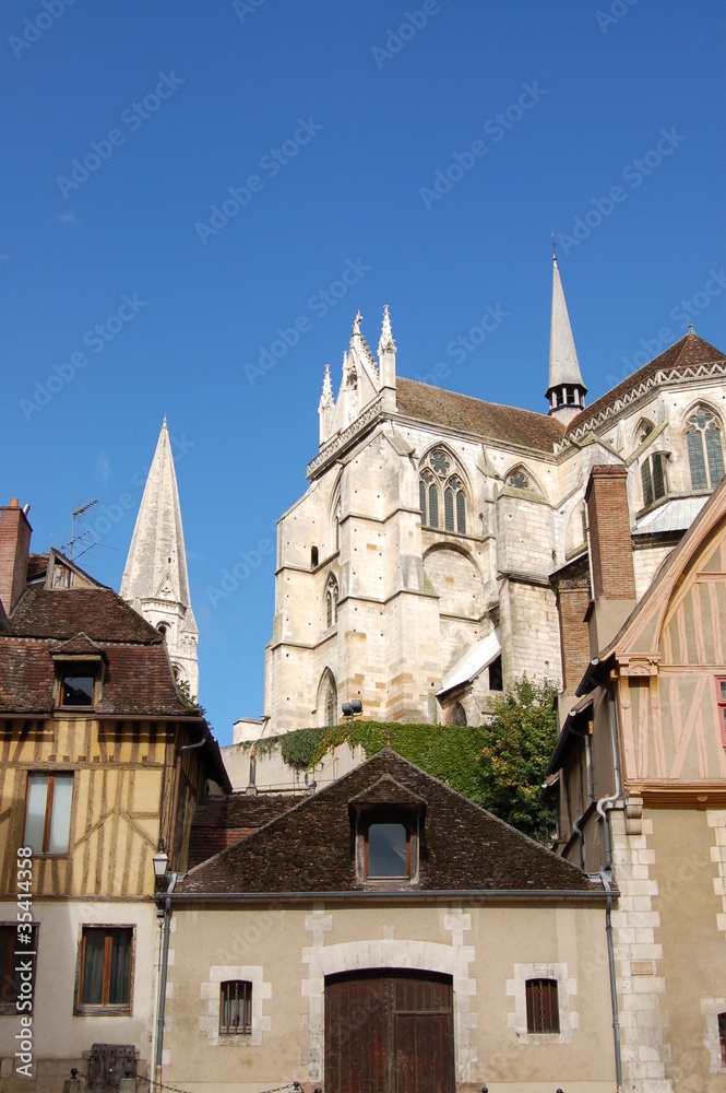 Obraz premium AUXERRE, cathédrale