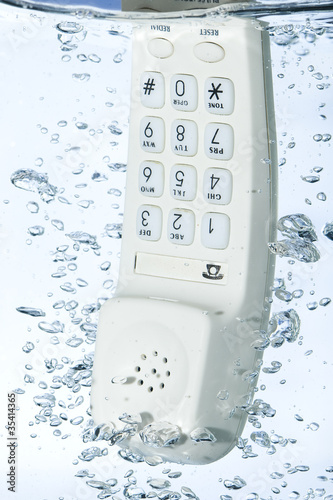 Phone in water. photo