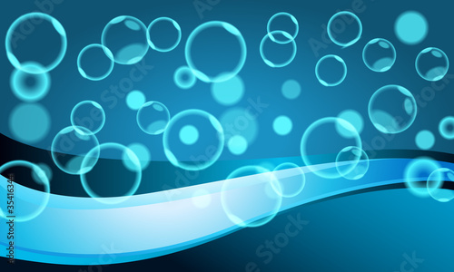 Elegant aqua business background