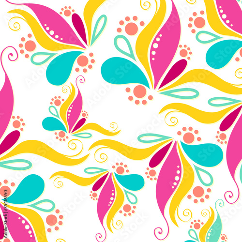 Cute floral background