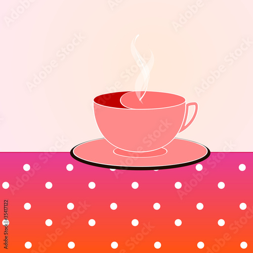 Cup of tea illustration