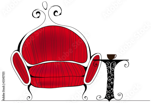 Cute and elegant armchair