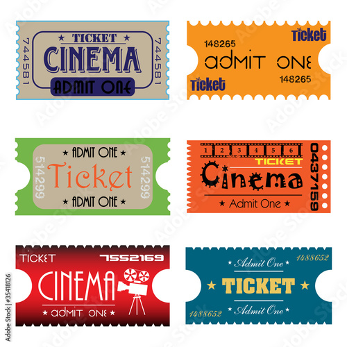 Six cinema tickets