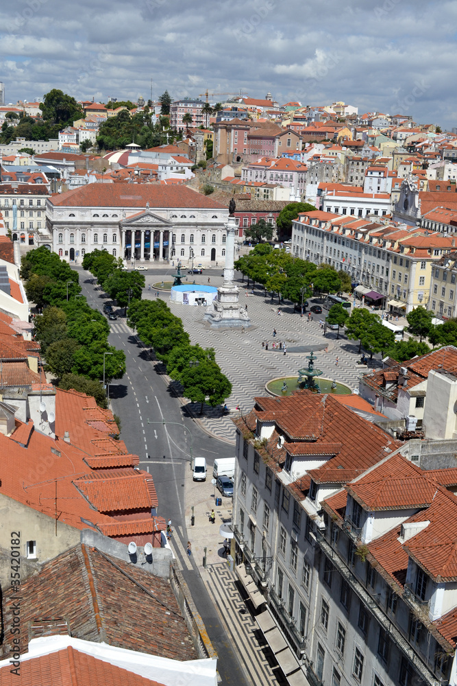 Obraz premium Blick über Lissabon