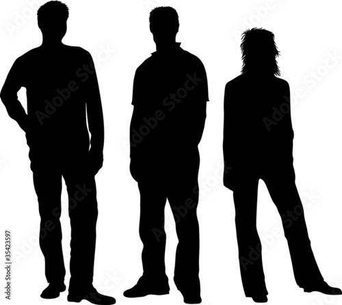 Menschliche Silhouetten