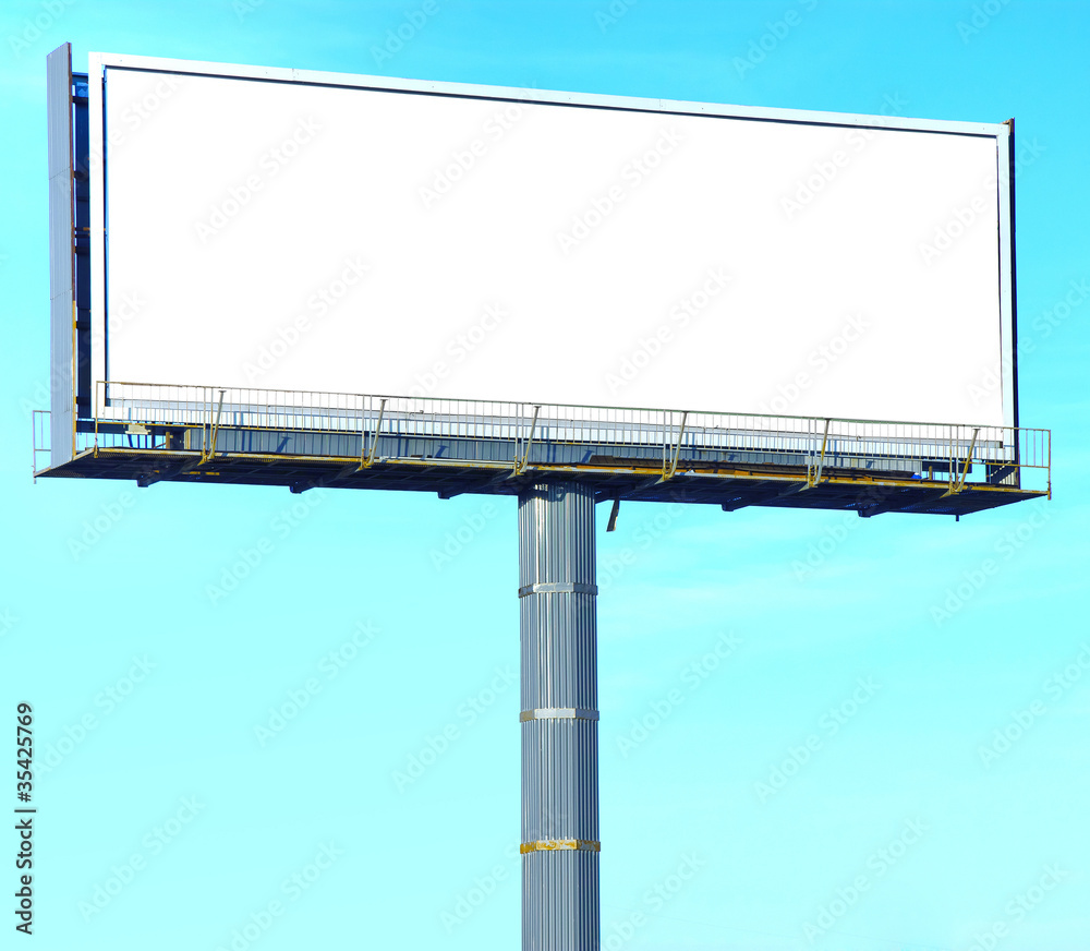 Obraz premium white Canvas Giant Poster Space for Message