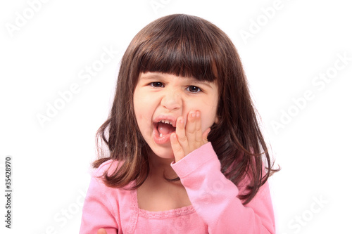 Child with toothache