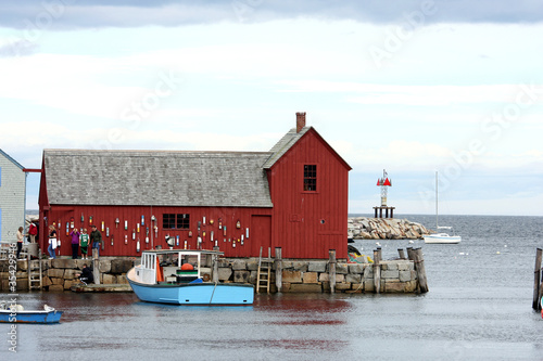 Red barn at Rockport, MA
