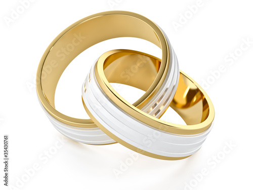 Obraz w ramie Wedding Rings