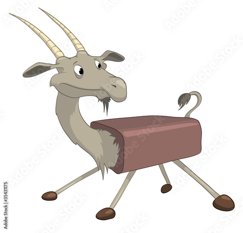 Cartoon Character Goat