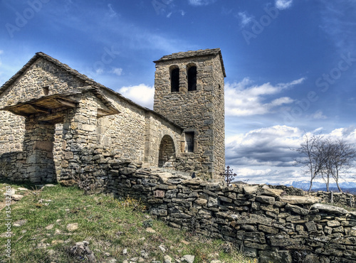 iglesia r  stica de la sierra de guara huesca palencia