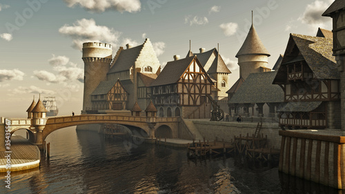 Photo Medieval or Fantasy Docks