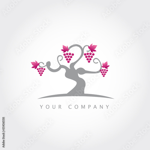 logo vin, vigneron, cave à vins