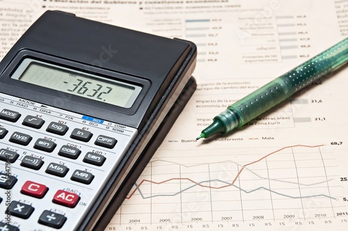 Calculadora con bolígrafo