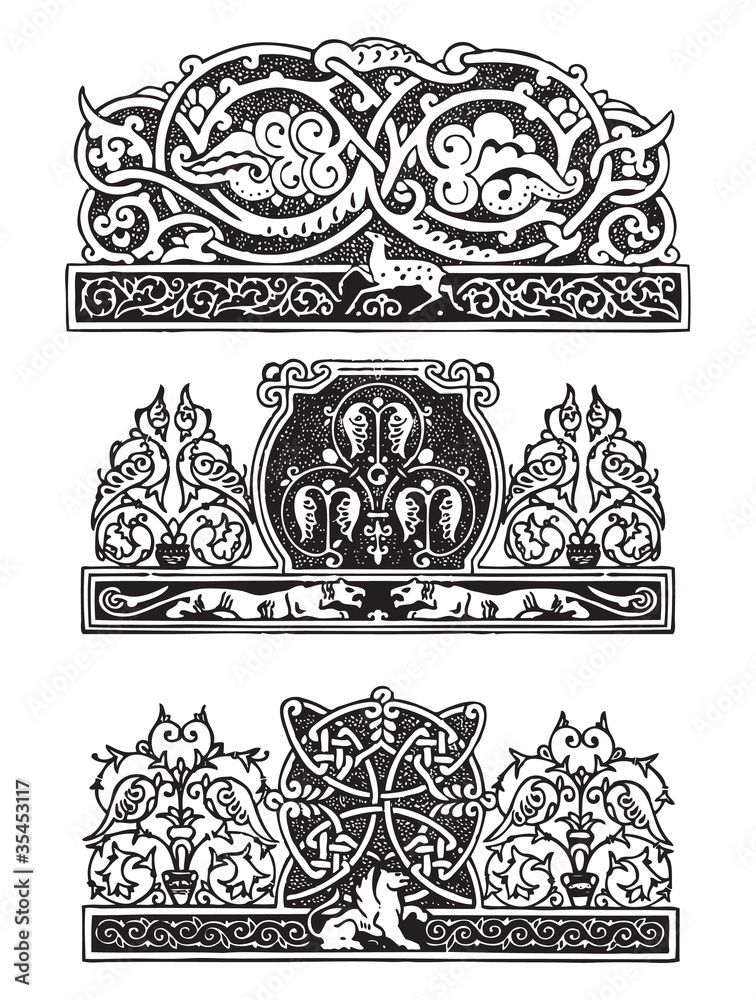 Ornament in the Gothic style