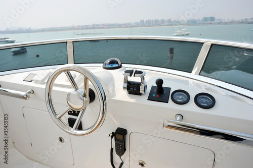 yacht cockpit © xy