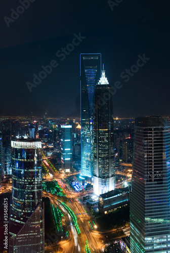 landmarks of shanghai city photo