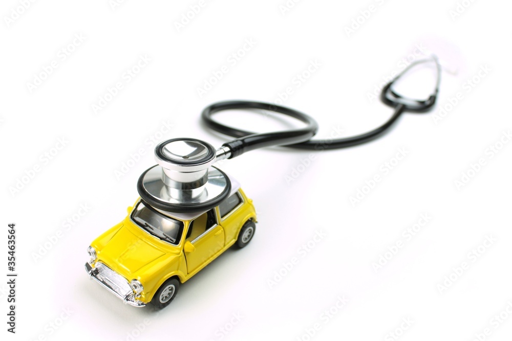 Fototapeta premium Car inspection and repair