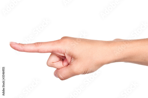 Pointing hand