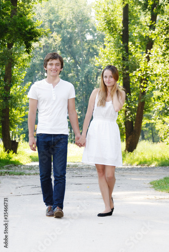 Young couple outdoors © Mikhailov Studio