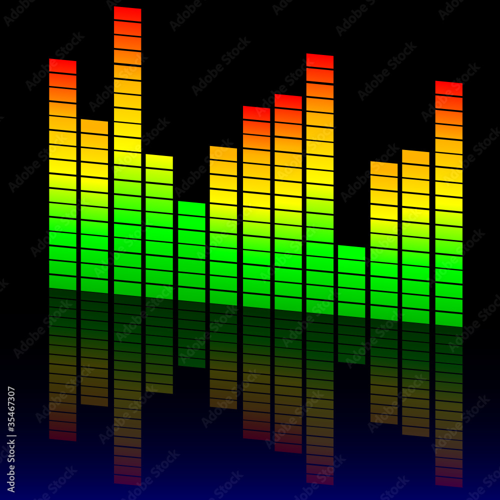 music volume illustration