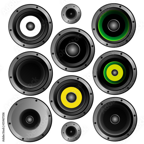 music speaker vector illustration