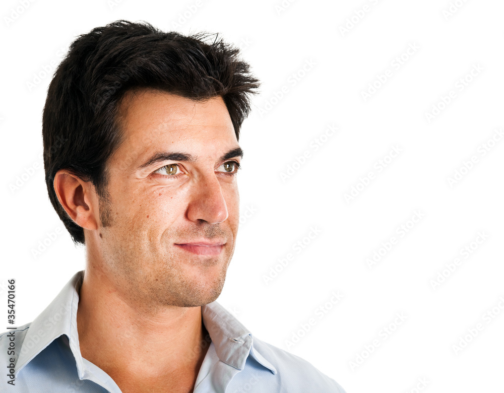 Obraz premium Beautiful businessman face