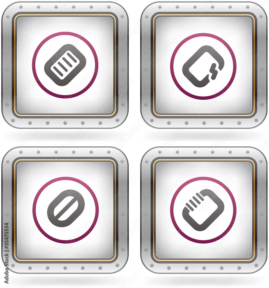 Computer Software and Hardware Icons Computer Software and Hardware Icons