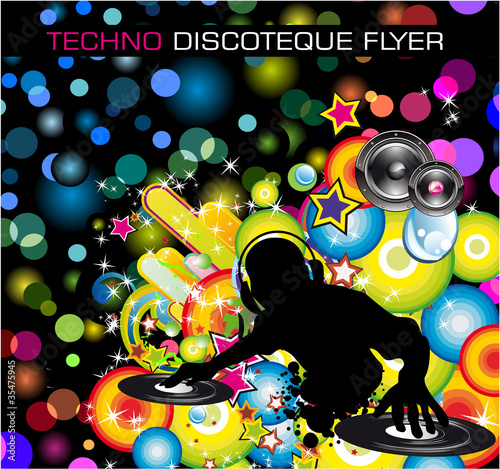 Techno Discoteque Flyer