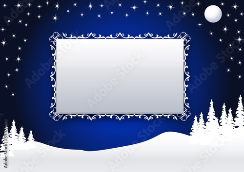 Winternacht Karte